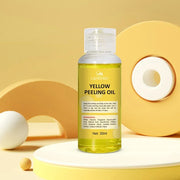 Yellow Peeling Oil - Melanin Whitening Serum & Exfoliating Body Scrub for Dark Skin Care