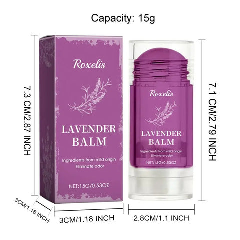 Lavender Balm Solid Perfume Long-Lasting Fragrance  15g  Body Cream for Men Women