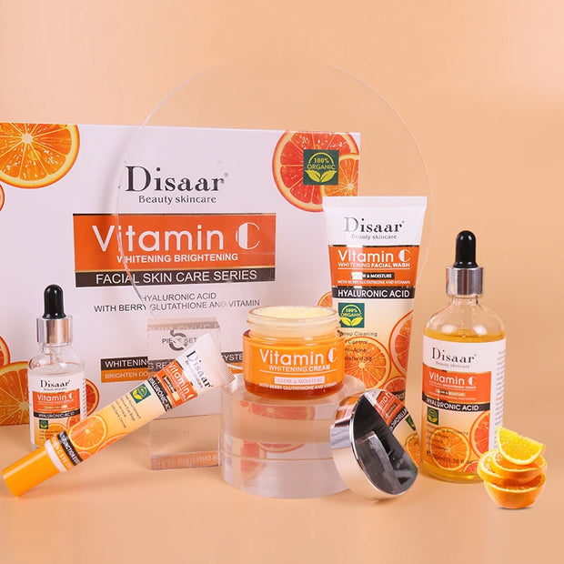 DissarVC Skincare 5-Piece Set Brightens Skin Tone Whitens Refreshes Balances