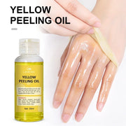 Yellow Peeling Oil - Melanin Whitening Serum & Exfoliating Body Scrub for Dark Skin Care