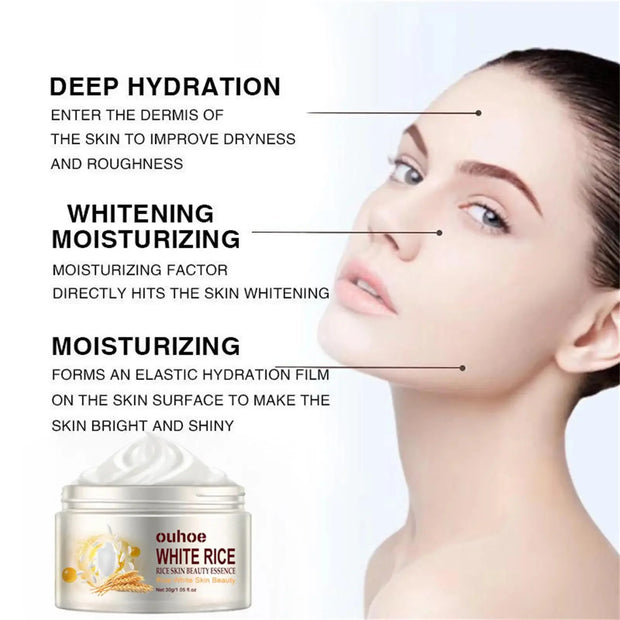 Rice Anti-Wrinkle Facial Cream | Acne, Melasma & Pigmentation Treatment | 30g Korean Beauty